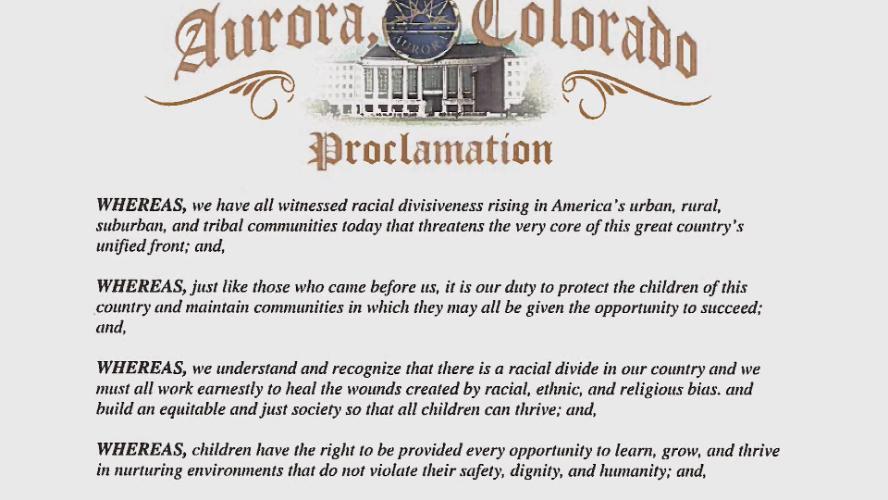 Day of Racial Healing Proclamation