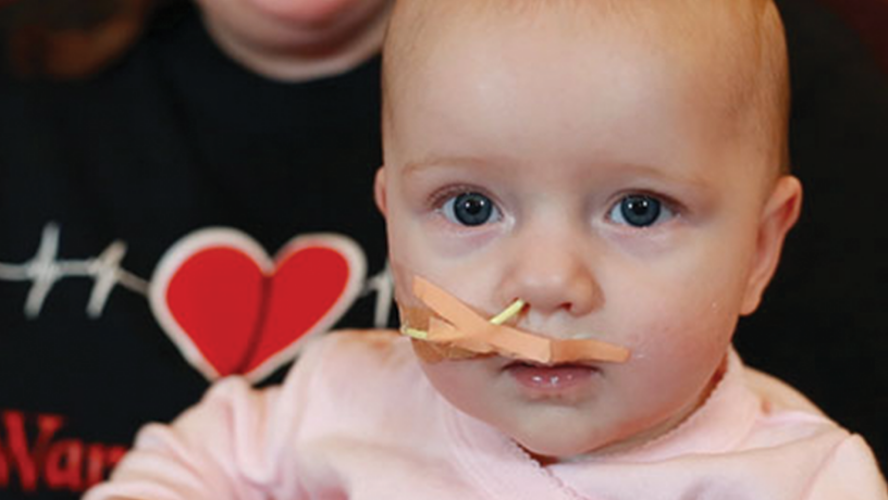 Little Heart Warrior at Ronald McDonald House