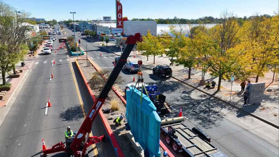 Ghost Trolley Public Art Reinstalled