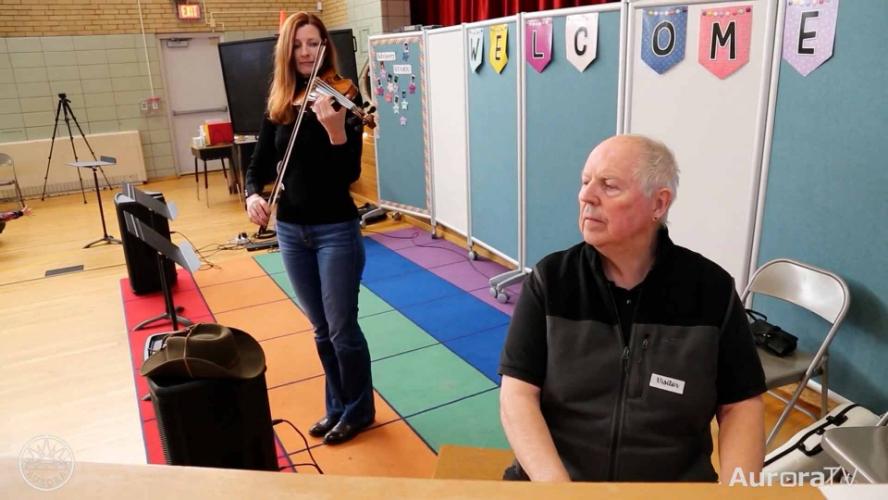 Famous Violinist and Music Composer Visit Burrell Arts Campus