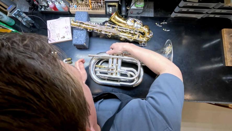 Cherry Creek School District's Band Instrument Repair Shop