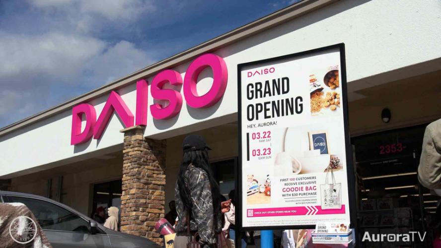 First Daiso Opens in Aurora