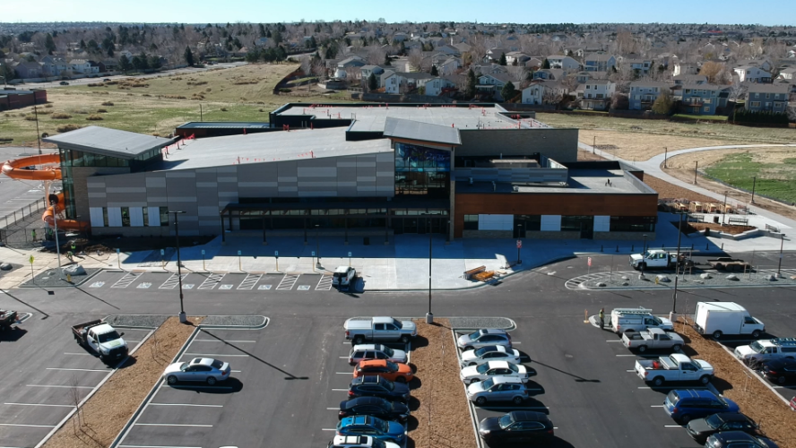 Inside the Central Recreation Center
