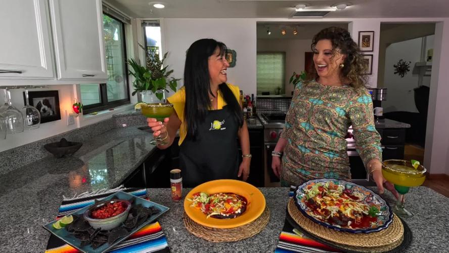 Lindita's Kitchen - Blue Corn New Mexico Enchiladas