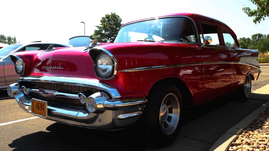 Full Lot for the Car Meet at the Municipal Center