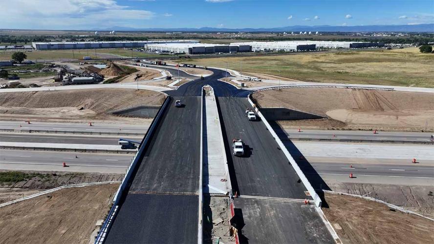 I-70 and Picadilly Diverging Diamond Interchange Nearing Completion