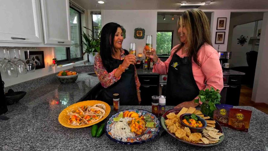 Lindita's Kitchen - Cilantro Lime Chicken, Goes Peachy