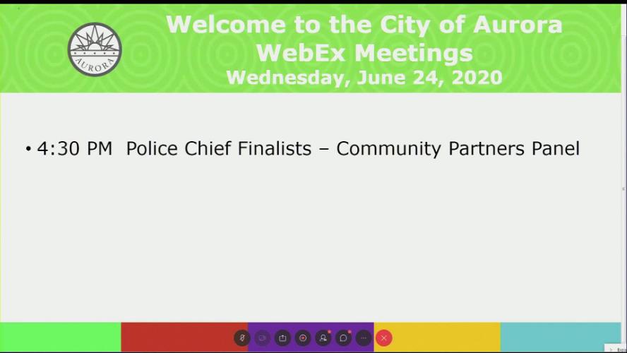 Police Chief Finalists Community Partners Panel