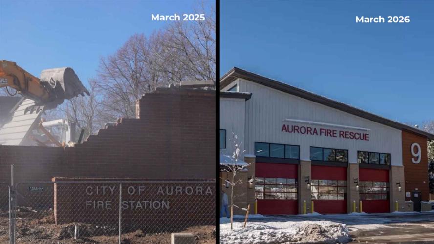Aurora Now Special: What a Difference a Year Makes - The Demolition and Rebuilding of Station #9