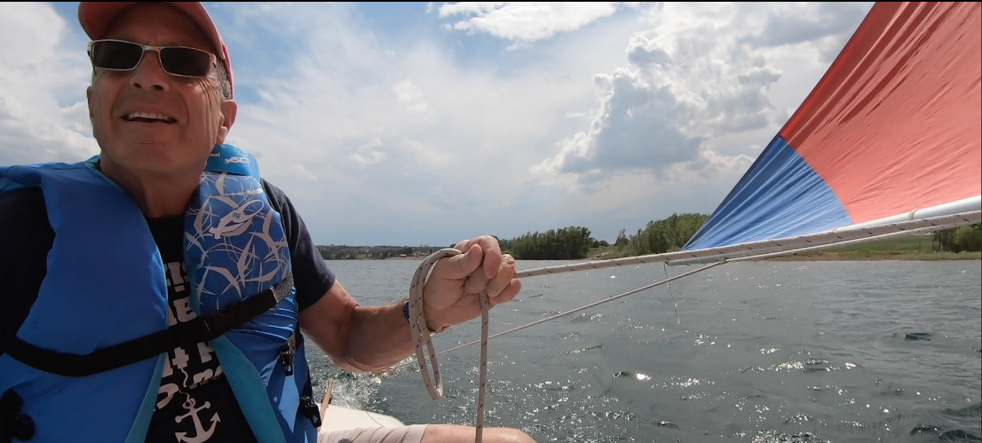 Sailing at the Aurora Reservoir