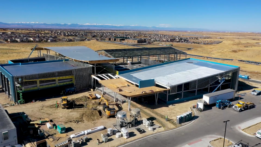 Aurora “Tops Out” on Newest Recreation Center